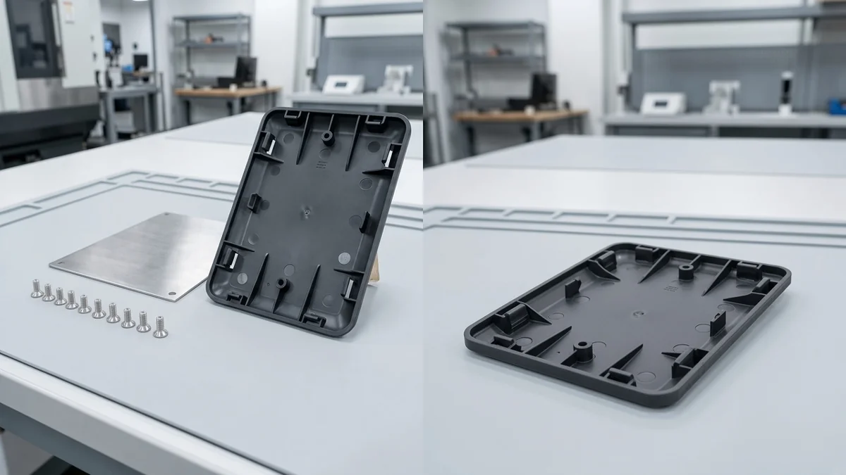Snap-fit cover plates
