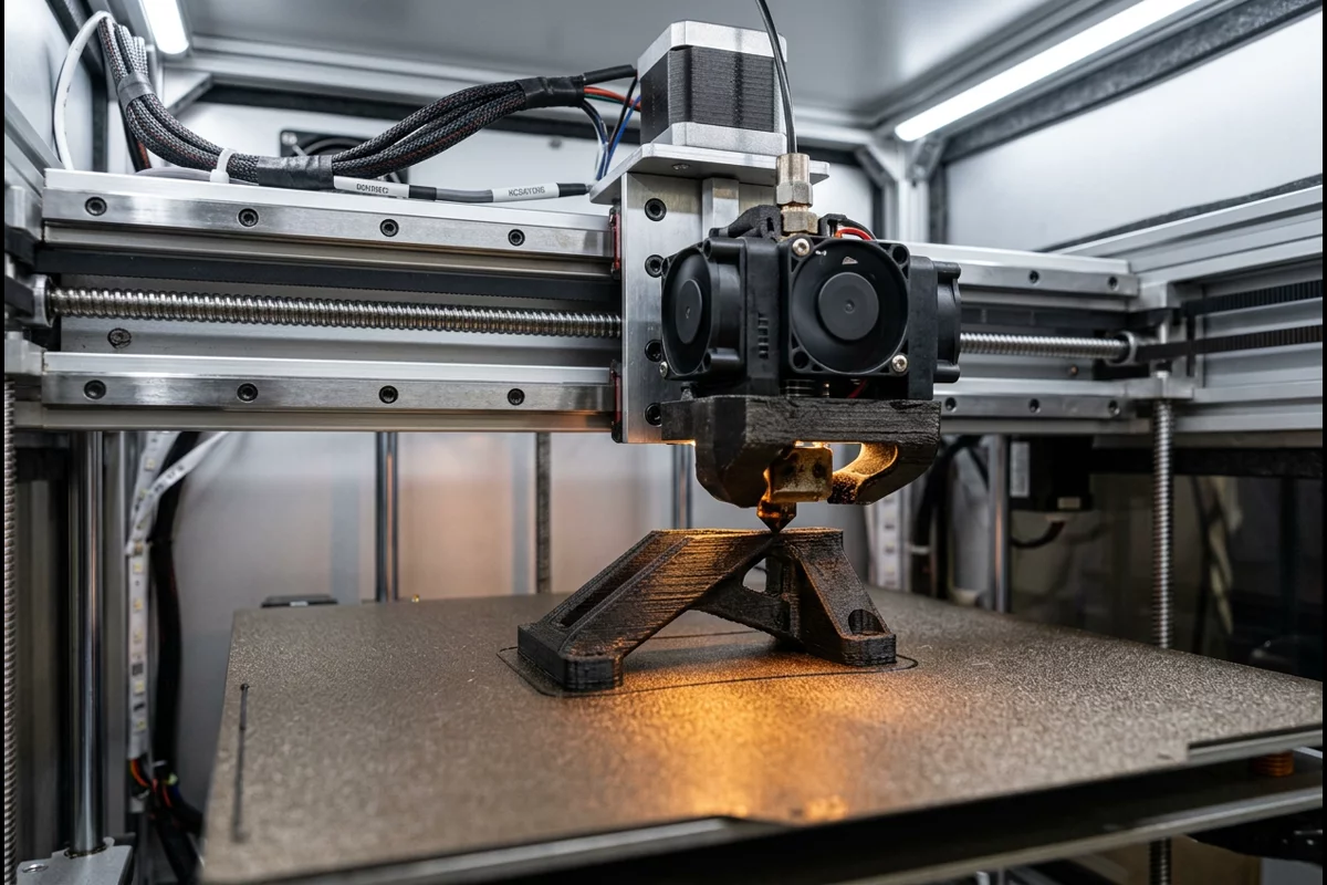Industrial composite FDM 3D printer building precision mechanical part